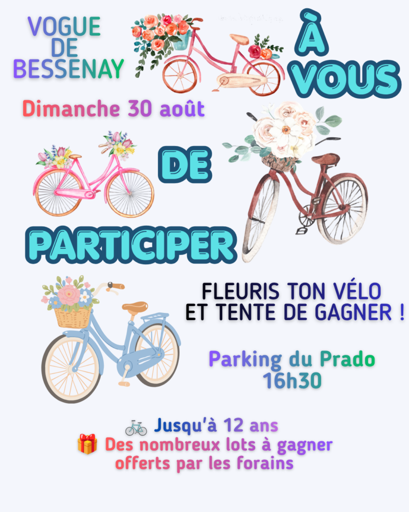 vélo fleurie 2026